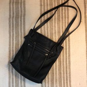 Leather kooba convertible shoulder bag + backpack